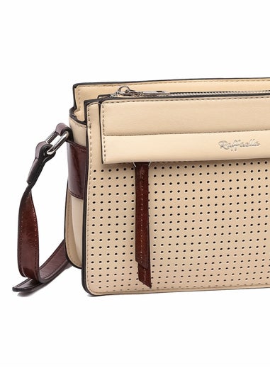 Raffaella Cream Thin Cross Body Bag