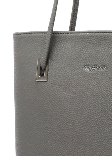 Raffaella Grey Slim Tote Shoulder Bag