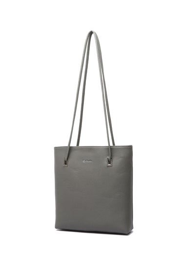 Raffaella Grey Slim Tote Shoulder Bag