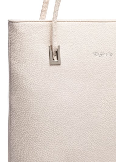 Raffaella Cream Slim Tote Shoulder Bag