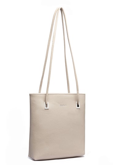 Raffaella Taupe Slim Tote Shoulder Bag