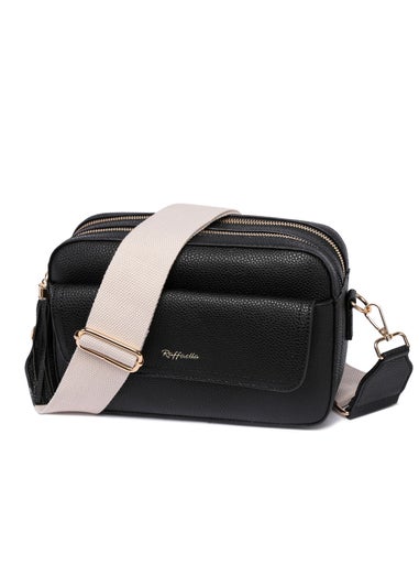 Raffaella Black Cross Body Pocket Camera Bag