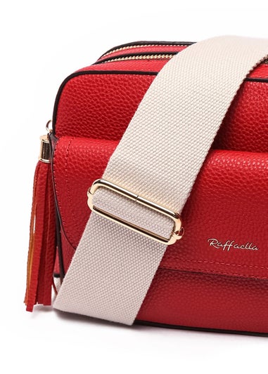 Raffaella Red Cross Body Pocket Camera Bag