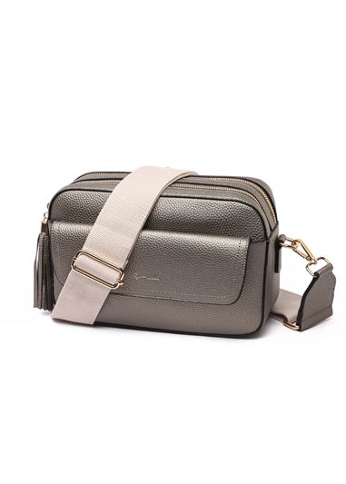 Raffaella Silver Cross Body Pocket Camera Bag