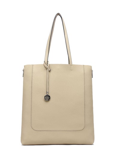 Raffaella Beige Large Shopping Bag