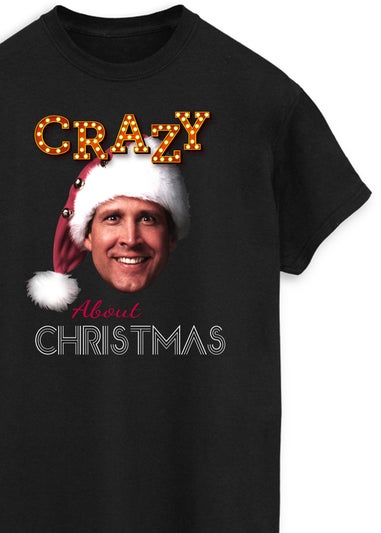 National Lampoon's Christmas Vacation Crazy Men Black T-Shirt