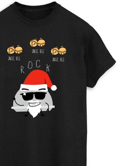 Christmas Jingle Bell Rock Men Black T-Shirt