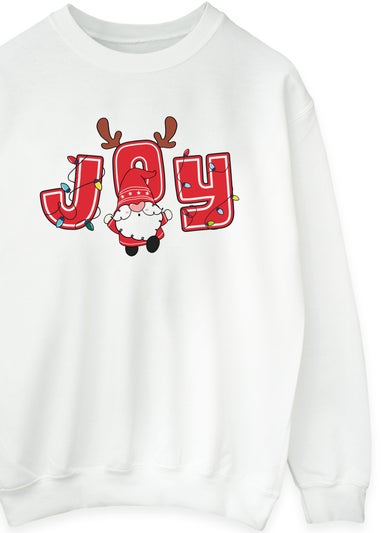 Christmas Joy Dad Men White Sweatshirt