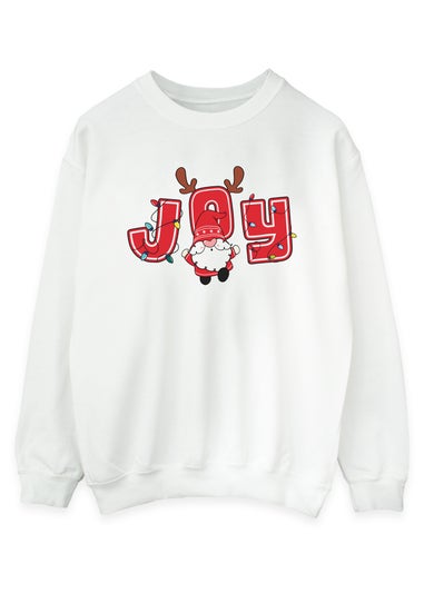 Christmas Joy Dad Men White Sweatshirt