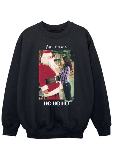 Friends Ho Ho Ho Girls Black Sweatshirt (3-13 Years)