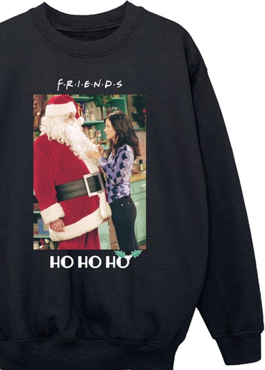 Friends Ho Ho Ho Girls Black Sweatshirt (3-13 Years)