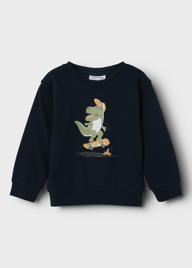 Name It Navy Dino Sweatshirt (1.5-6yrs)