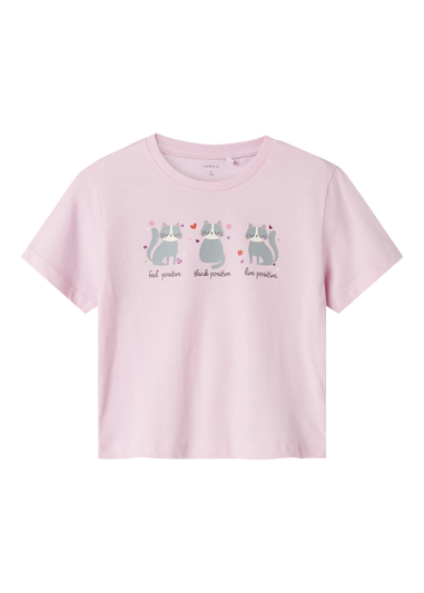 Name It Girls Pink Betria T-Shirt (9mths-5yrs)