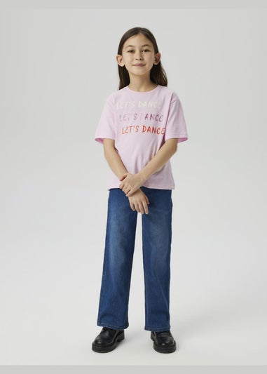 Name It Girls Pink Dance T-Shirt (6-12yrs)