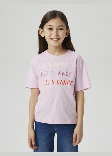 Name It Girls Pink Dance T-Shirt (6-12yrs)