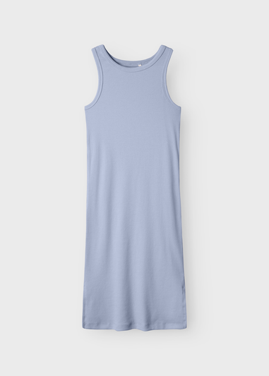 Name It Girls Lilac Ribbed Dress (7-12yrs)