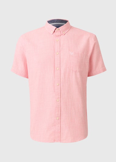 Lincoln Pink Textured Shirt
