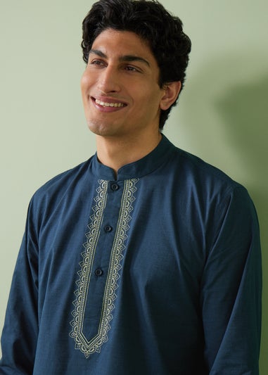 Navy Kurta Shirt