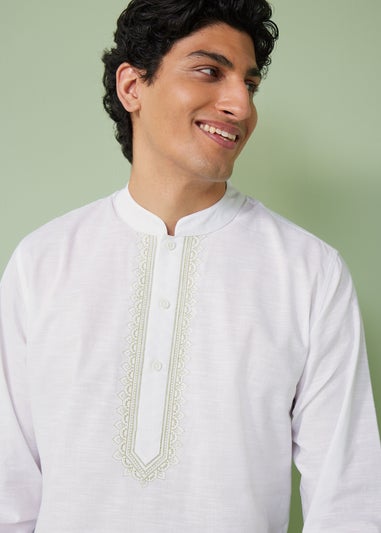 White Kurta Shirt