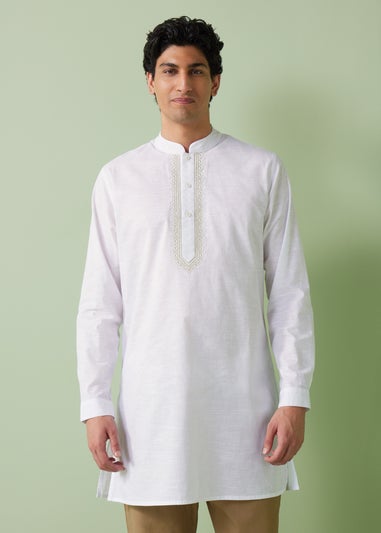 White Kurta Shirt