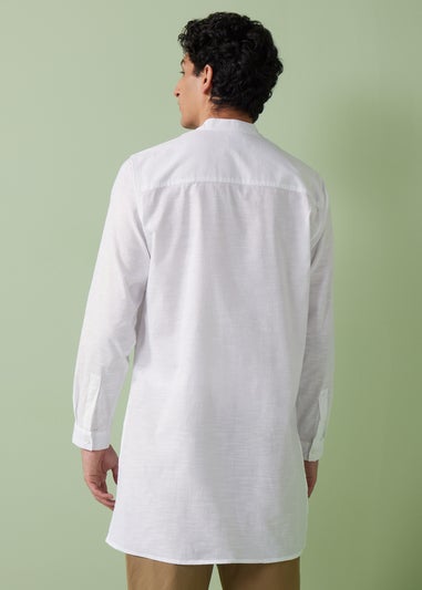 White Kurta Shirt