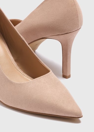 Nude Point Toe Court Heels