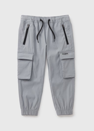 Boys Grey Cargo Jogging Bottoms (1-7yrs)