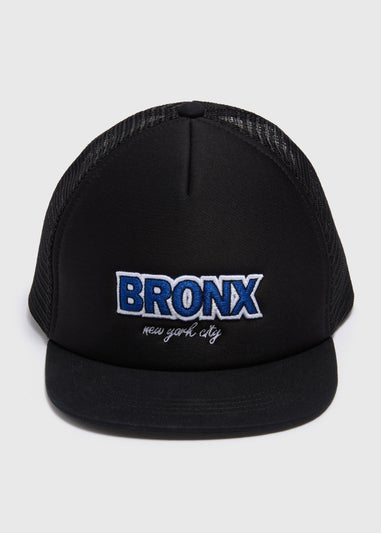 Boys Black Bronx Sport Cap (7-13yrs)