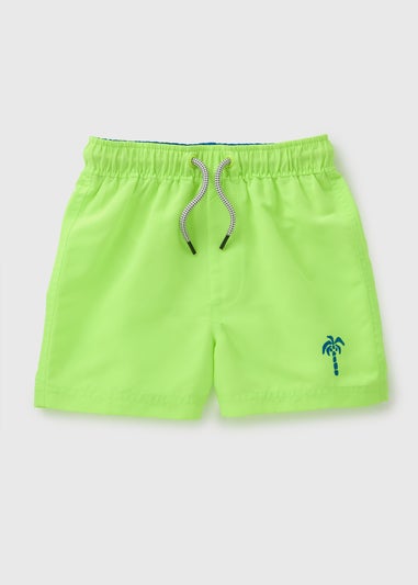 Boys Lime Swim Shorts (7-15yrs)