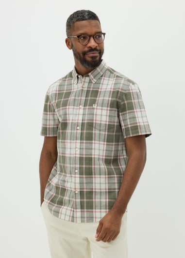 Lincoln Green Check Short Sleeve Shirt