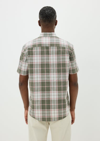 Lincoln Green Check Short Sleeve Shirt