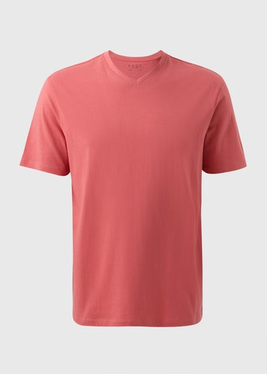 Coral Essential  V-Neck T-Shirt