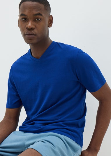 Cobalt Essential  V-Neck T-Shirt