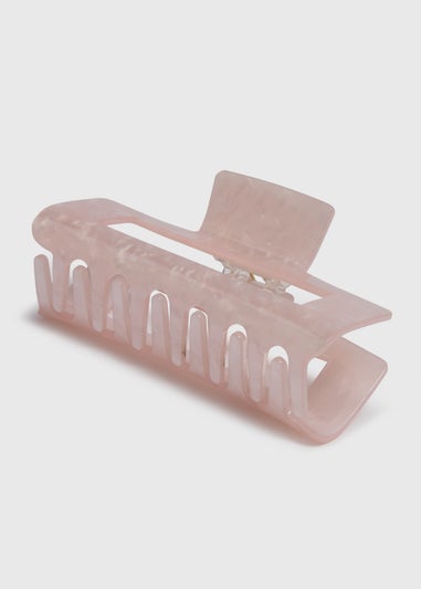 Pink Pretty Resin Hair Clamp
