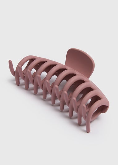 Pink Matte Hair Clamp