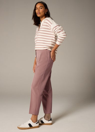 Et Vous Pink Tapered Trousers