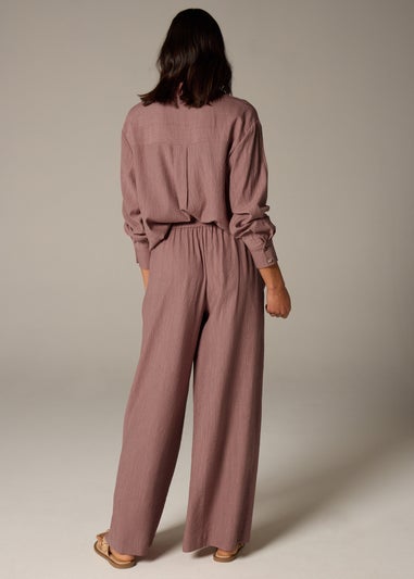 Et Vous Pink Wide Leg Co Ord Trousers