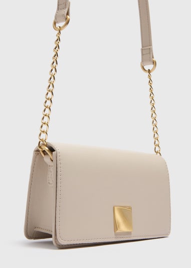 Stone Gold Hardware Cross Body Bag