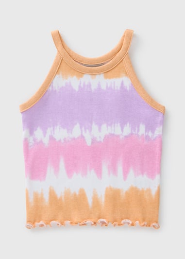 Girls Multicolour Tie Dye Vest (7-15yrs)