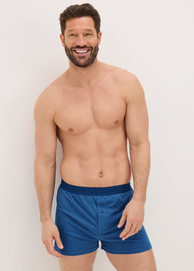 5 Pack Blue Loose Fit Boxers