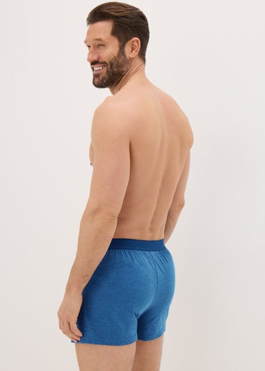 5 Pack Blue Loose Fit Boxers