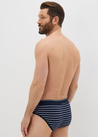 5 Pack Navy Mono Briefs