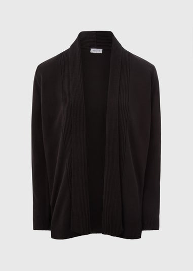 Black Longline Cardigan