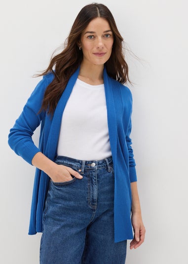 Blue Longline Cardigan