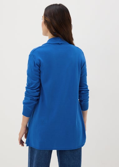 Blue Longline Cardigan