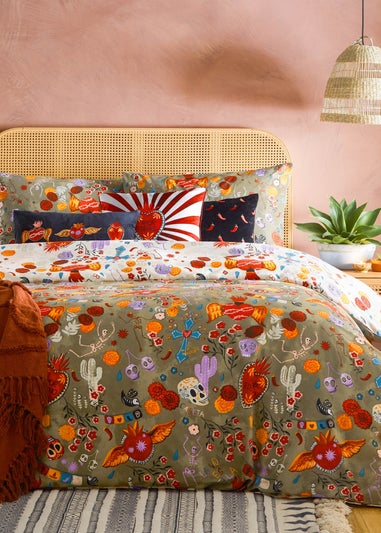 furn. La Vida Festive Reversible Duvet Cover Set