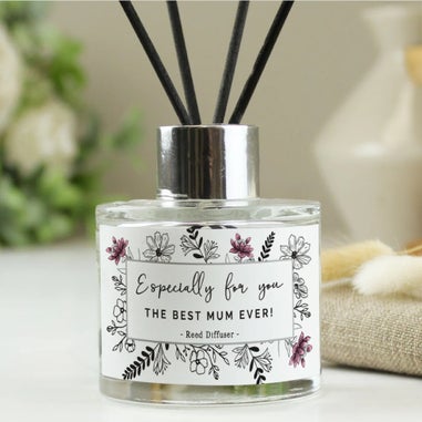 Personalised Memento Company Pink Floral Especially for you Diffuser