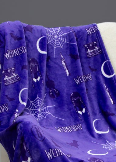 Wednesday Destined Fleece Throw