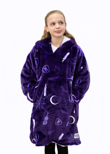 Wednesday Wearable Hooded Snuggle Fleece