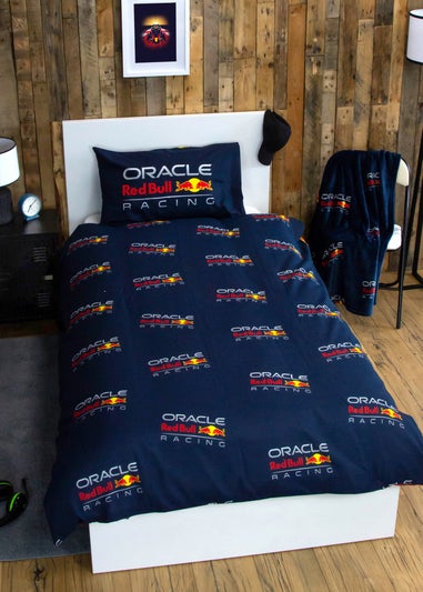 Red Bull Formula 1 Polycotton Reversible Duvet Cover Set